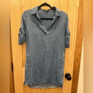 Velvet Heart Blue Relaxed Button Down Shirt